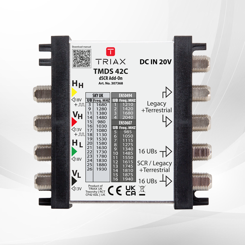 TRIAX 307368 - TMDS 42C dSCR Multiswitch