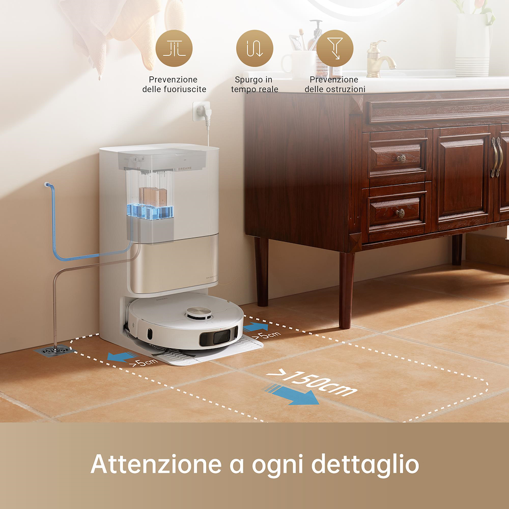 DREAME DREARRAW7 - Kit collegamento acqua per Dreame L10
