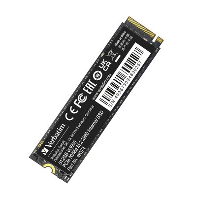 VERBATIM 49374 - Verbatim Vi3000 512GB PCIe NVMe M.2 SSD