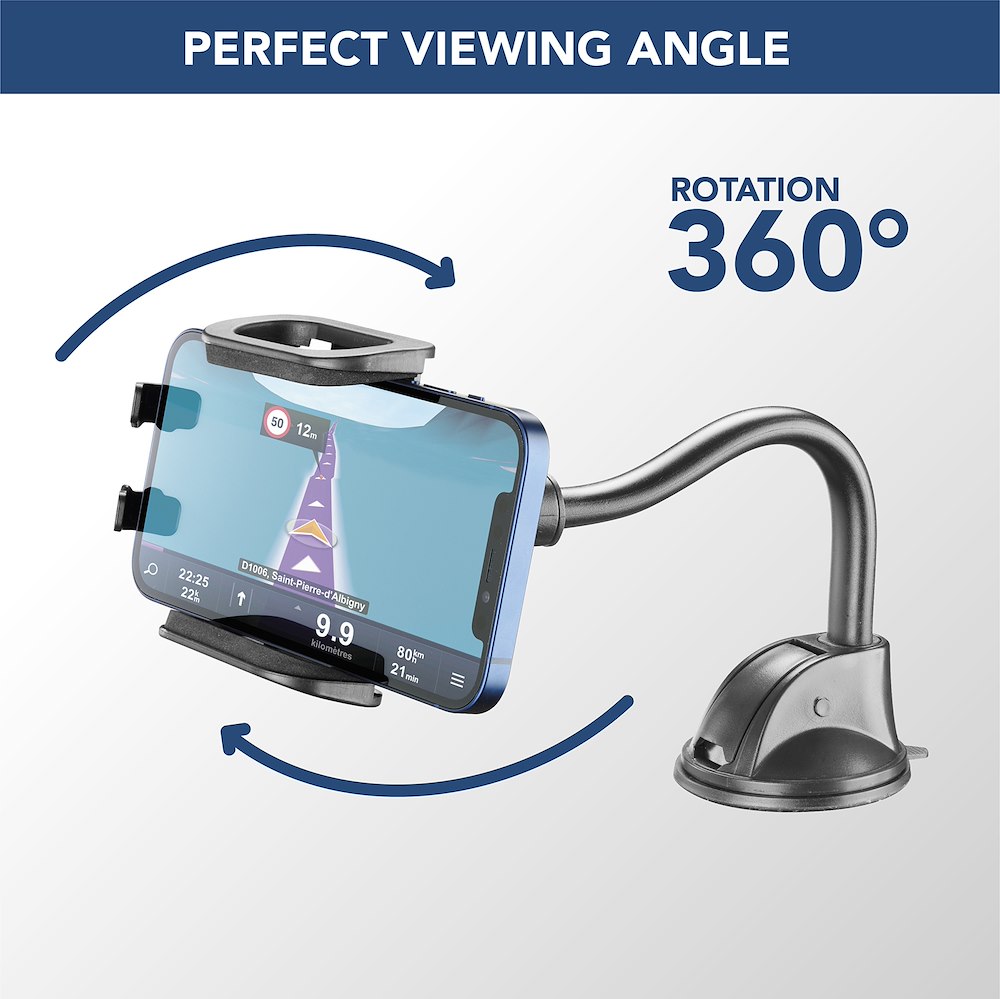 CELLULAR LINE BIGCRABDUALFIX - Supporto Auto Universale