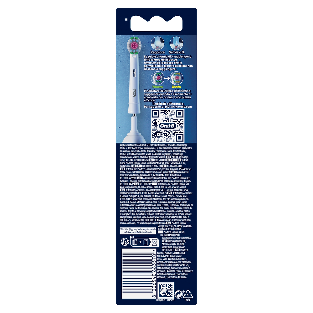 ORAL-B 80730864 - Oral-B 3D White Pro Ersatzbürsten