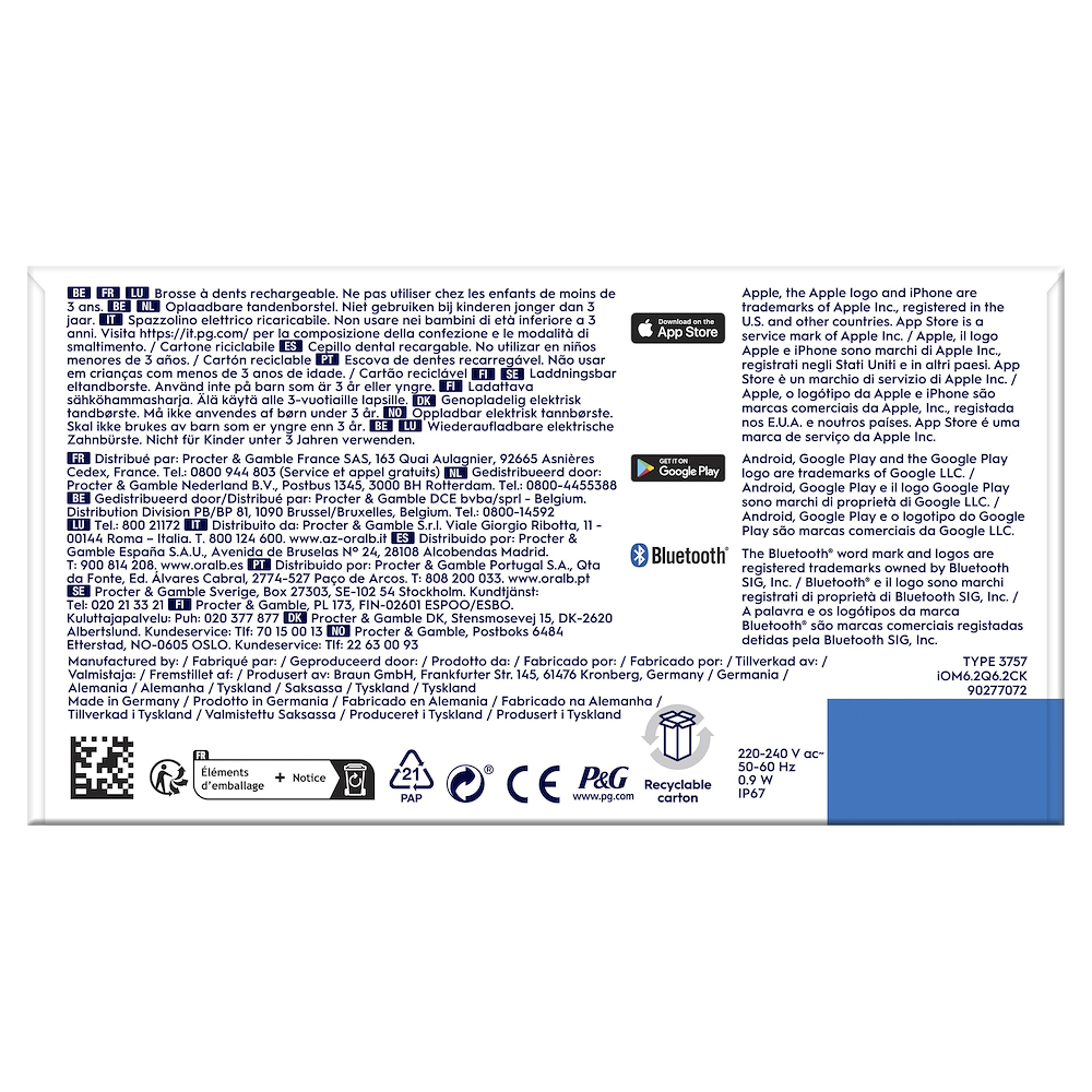 ORAL-B IO6SBLACK - Spazzolino Elettrico Ricaricabile Oral-B