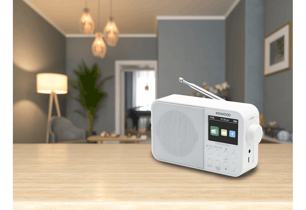 KENWOOD CRM30DABW - CR-M30DAB-W Radio DAB+ portatile