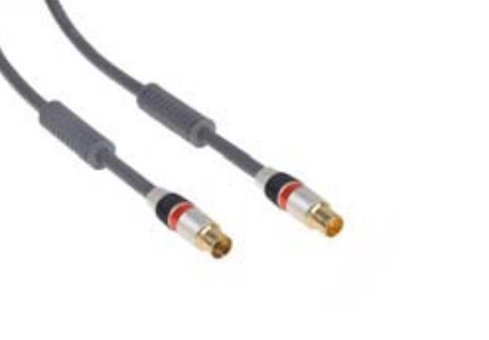 REDLINE RDL3710 - Gold Antennenkabel M/F doppelt geschirmt