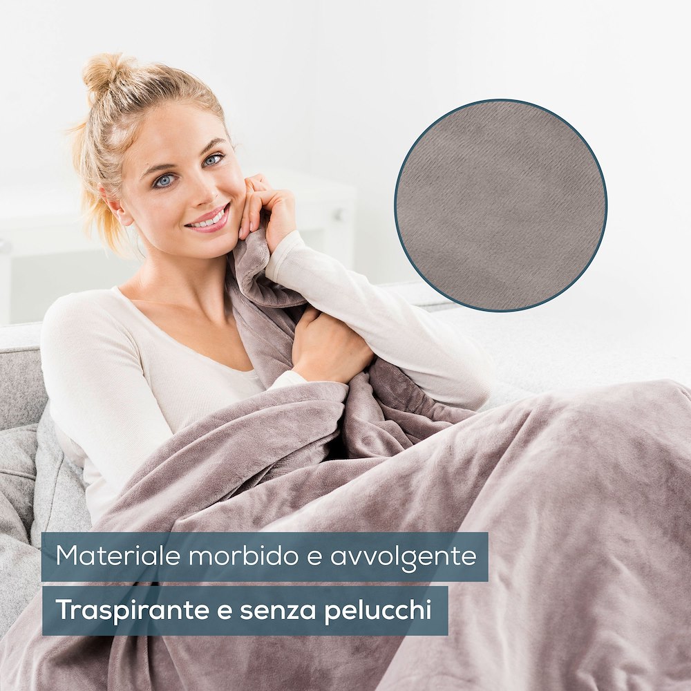 BEURER HD150XXLTAUPE - Coperta termica XXL taupe