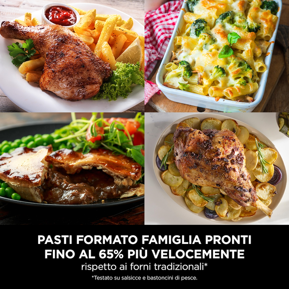 NINJA AF500EU - Friggitrice ad aria Ninja Foodi FlexDrawer AF500EU 10,4L