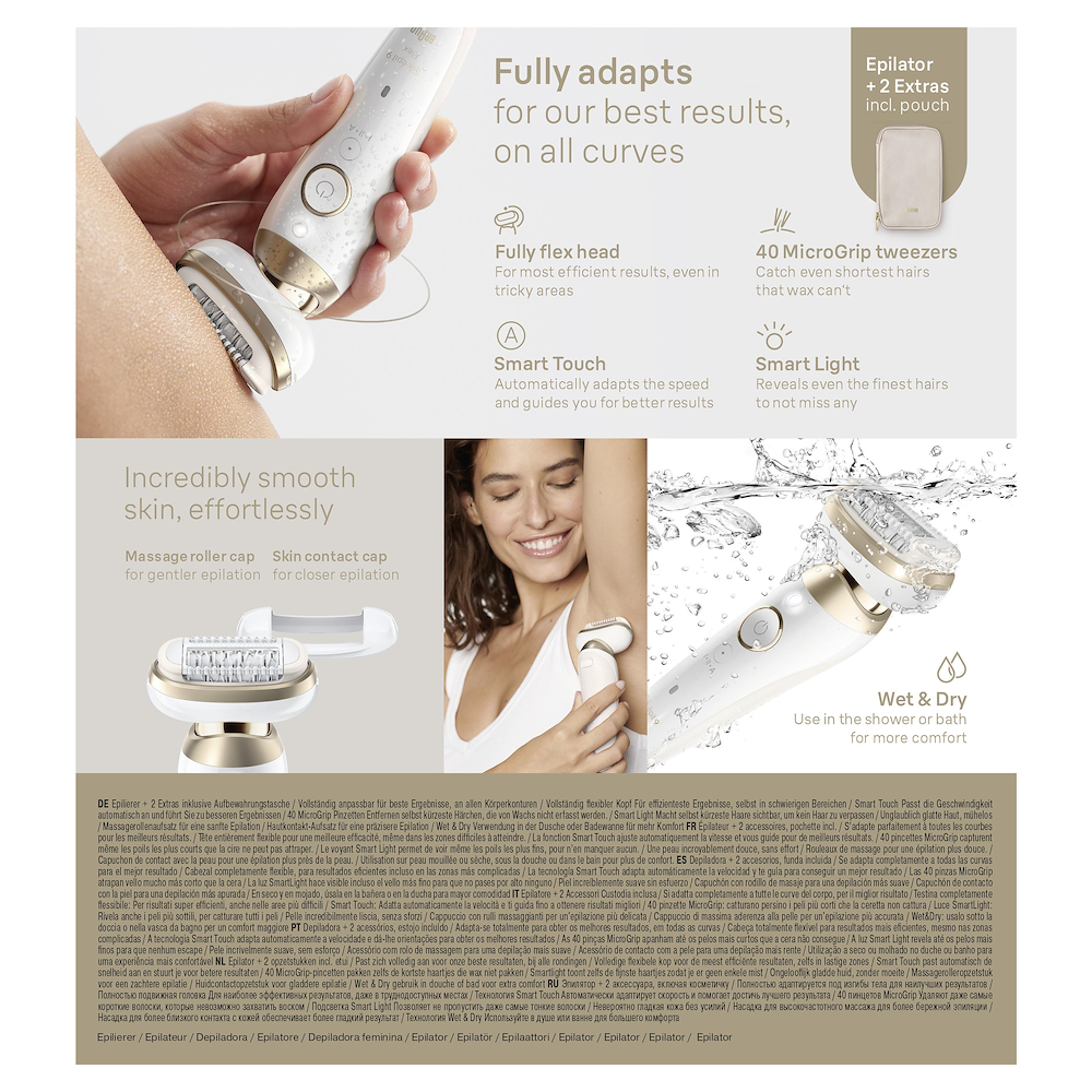 BRAUN SES90113D - Epilatore Braun Silk-épil 9-011 Flex
