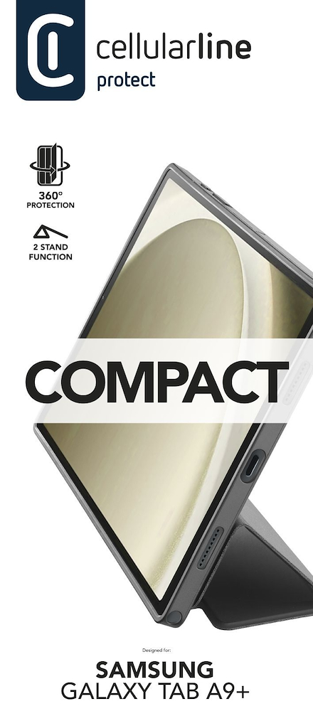 CELLULAR LINE COMPACTGTABA9105K - Hülle Galaxy Tab A9+ 2024