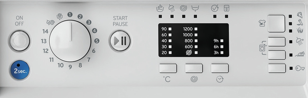 INDESIT BIWMIL71252EUN - Waschmaschine 7 kg 1200 U/min