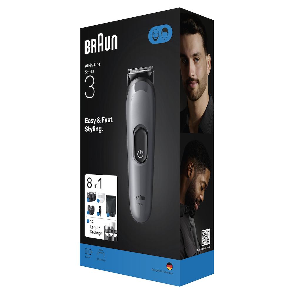 BRAUN AIO3540 - Braun All-In-One Trimmer Series 3 mit 8in1 BRAUN AIO3540 - Braun All-In-One Trimmer Series 3 mit 8in1