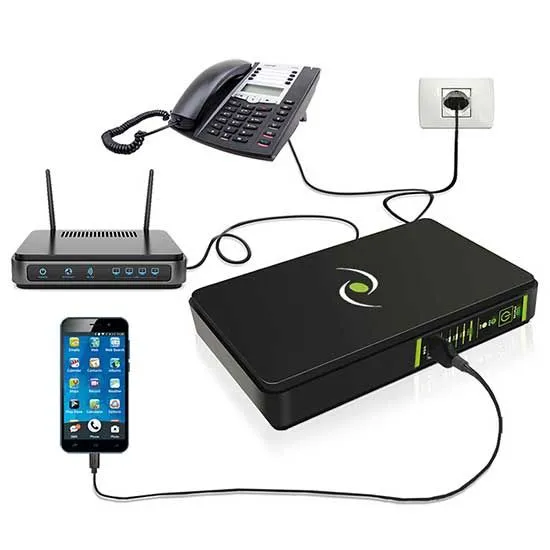 Tecnoware FGCERAPLDC252 - Mini UPS DC-POE compatta