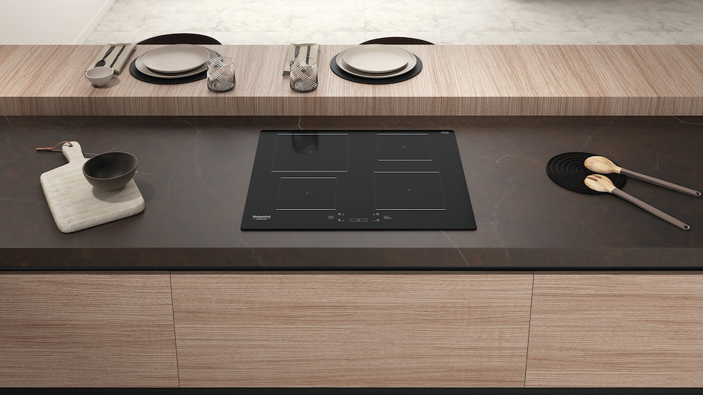 HOTPOINT-ARISTON HQ5660SNE - Induktionskochfeld 60 cm schwarz mit Touch