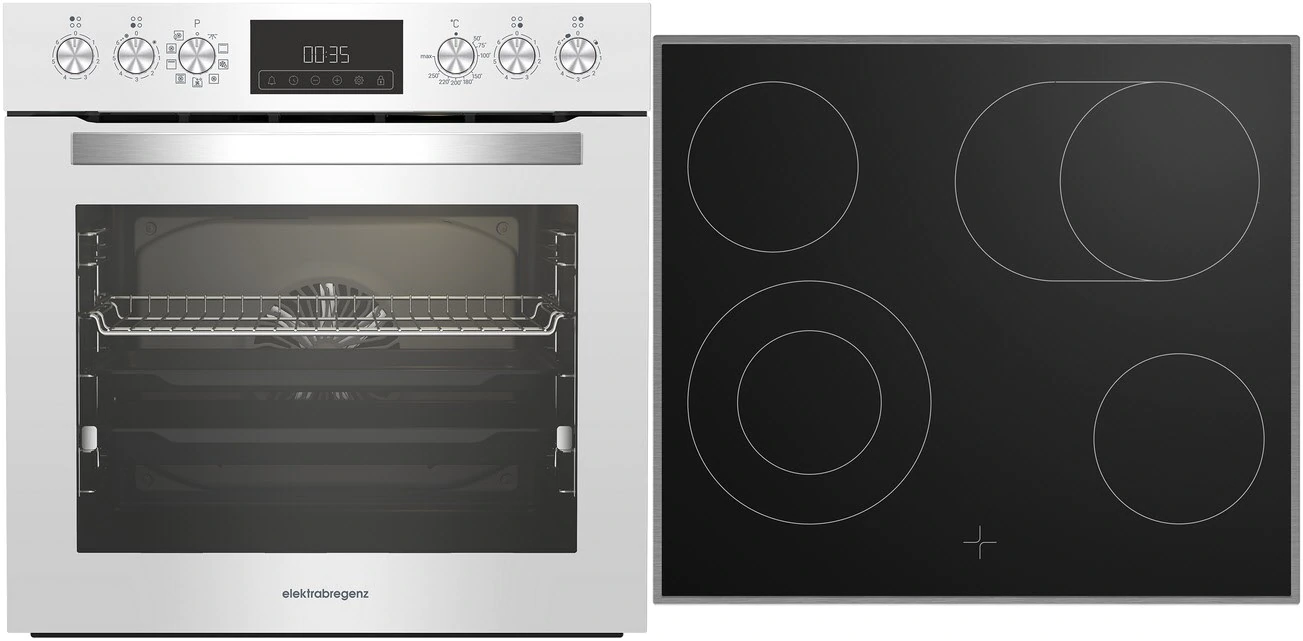 Elektra Bregenz HE64090WR Einbauherd-Set