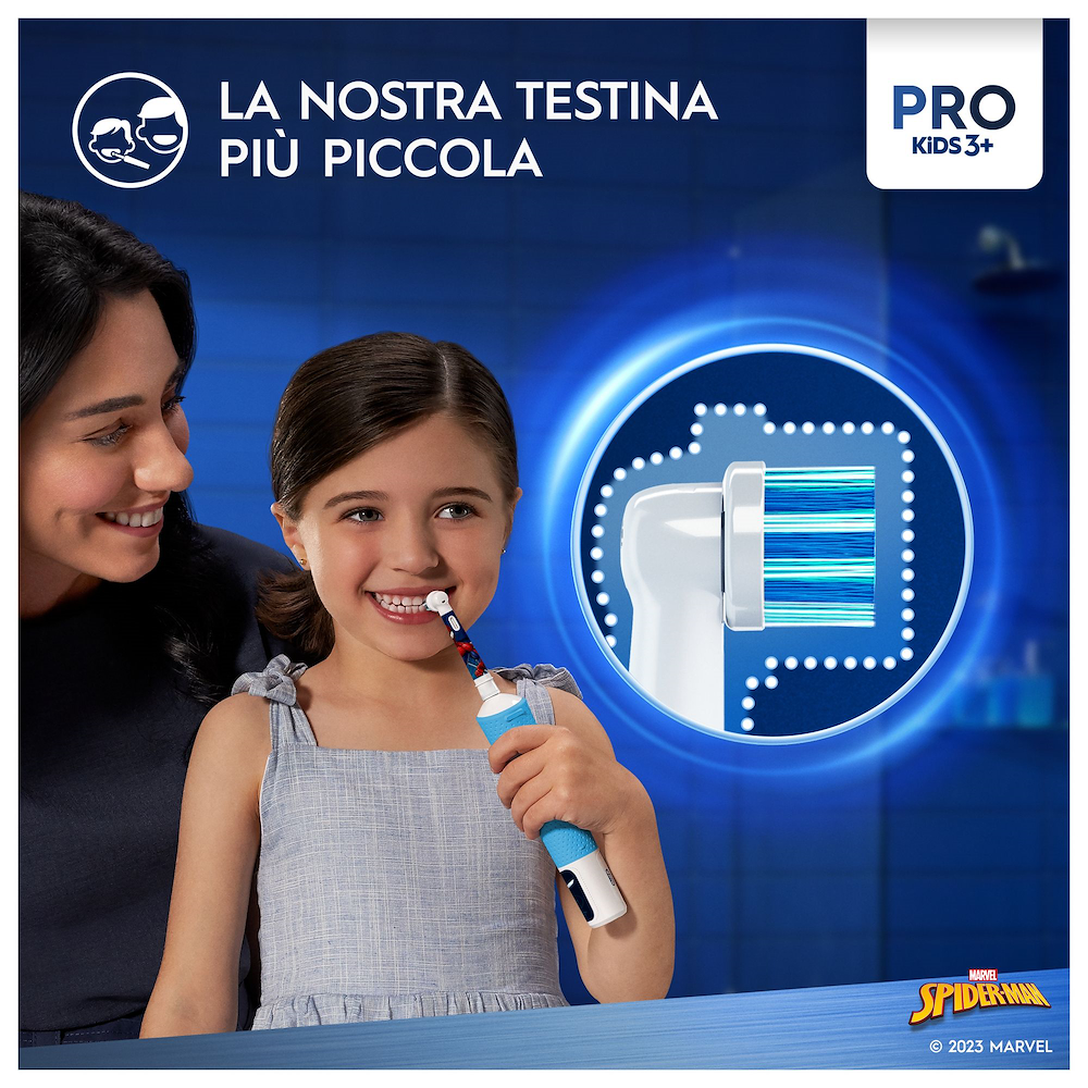 ORAL-B VITALITYPROSPIDERMAN - Spazzolino Elettrico Kids Spider-Man