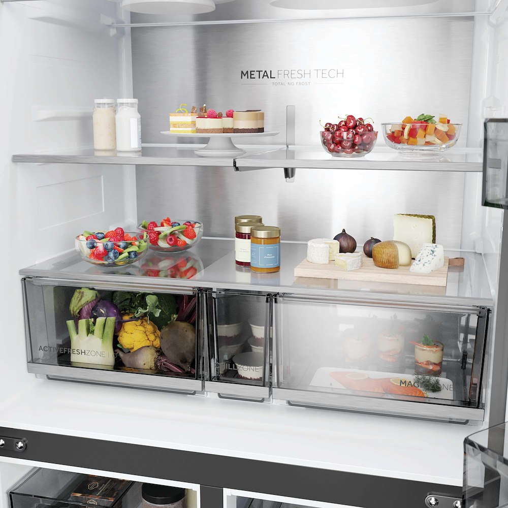 HAIER HCR59F18DNMM - Frigorifero Multiporta NoFrost 706L Inox