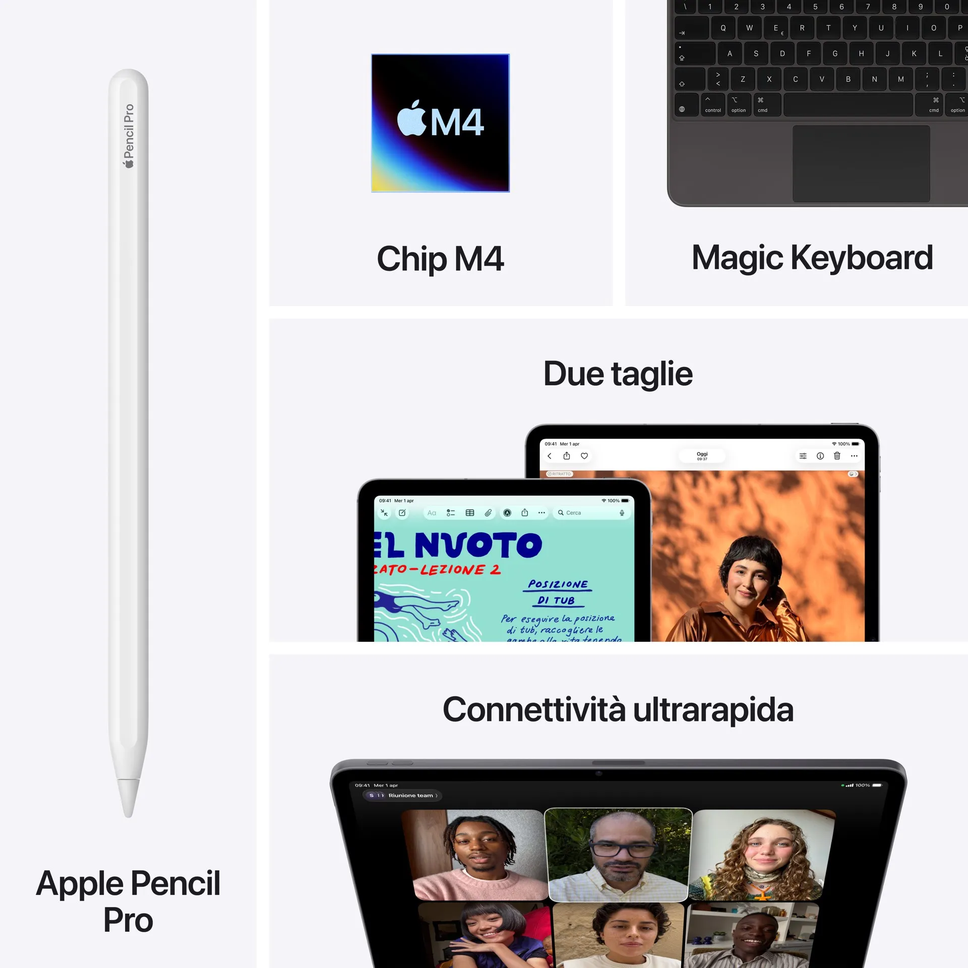 Apple MH5U4TYA - iPad Air 13" Wi‑Fi 256GB Grau