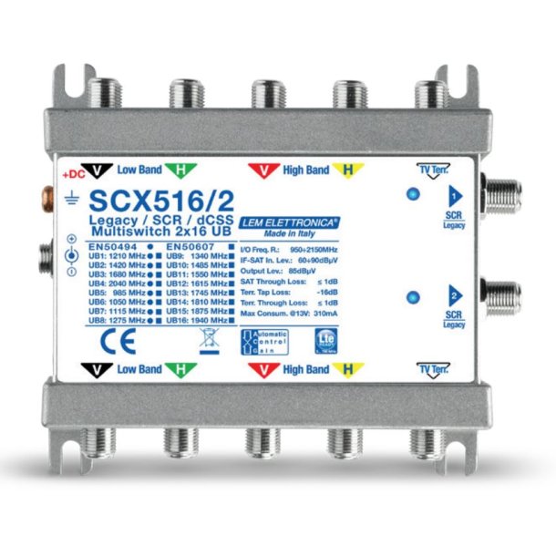 LEM SCX516/2EWO - Multischalter 5× EingängeMultischalter 5× Eingänge – 5× Ausgänge– 5× Ausgänge LEM SCX516/2EWO - Multischalter 5× EingängeMultischalter 5× Eingänge – 5× Ausgänge– 5× Ausgänge
