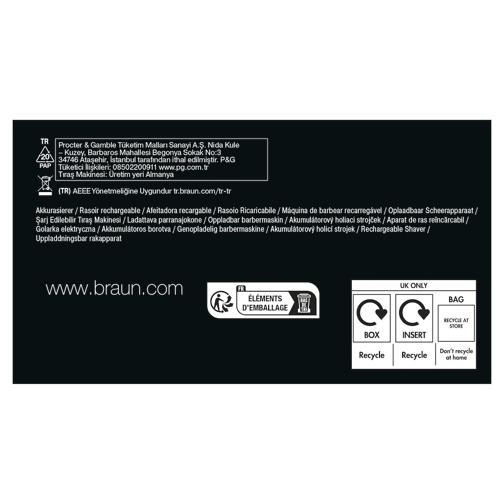 BRAUN 83920512 - Rasoio Elettrico Barba Serie 9