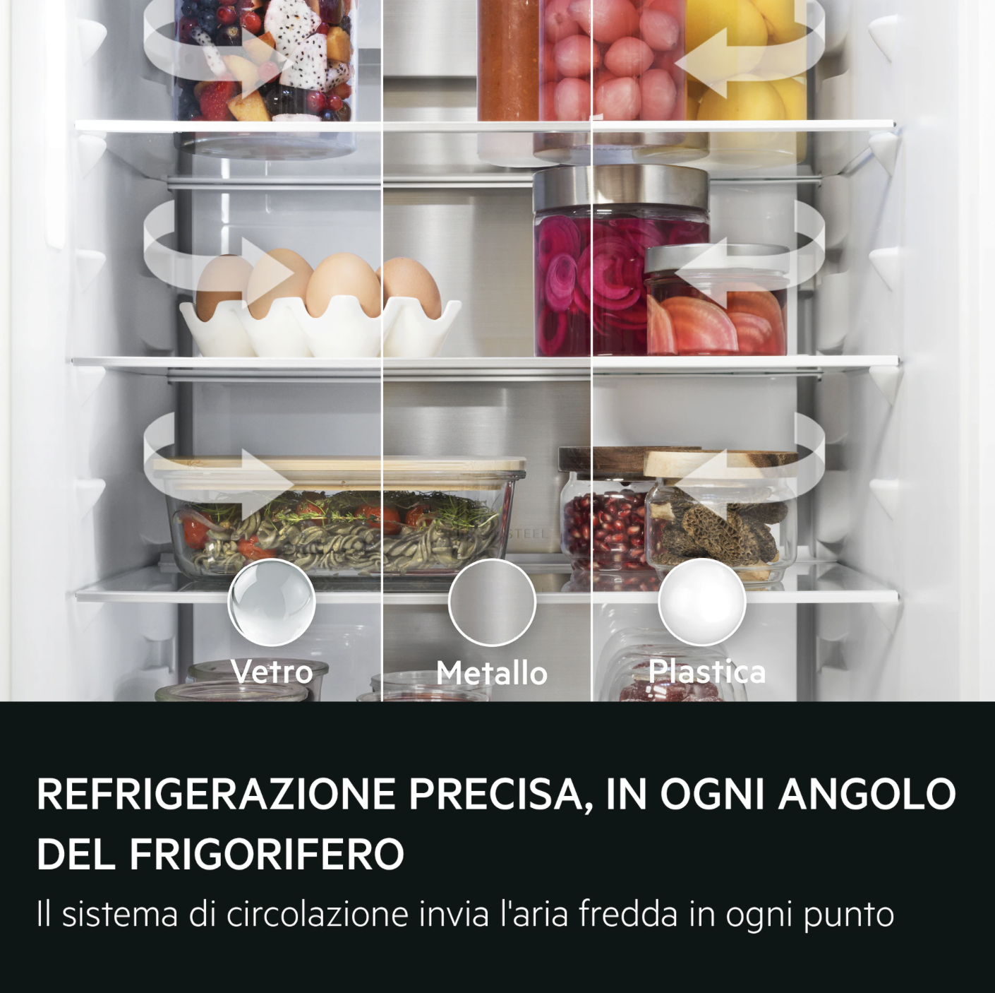 AEG TC9MS181AC - Combinato frigo-congelatore incasso MultiChill