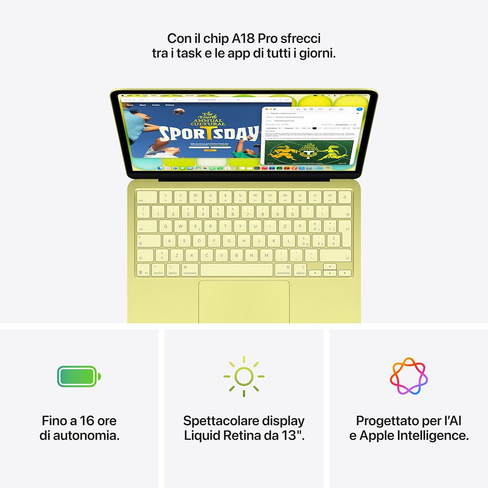 APPLE MHFD4TA - MacBook Neo 13"A18 Pro Citrus
