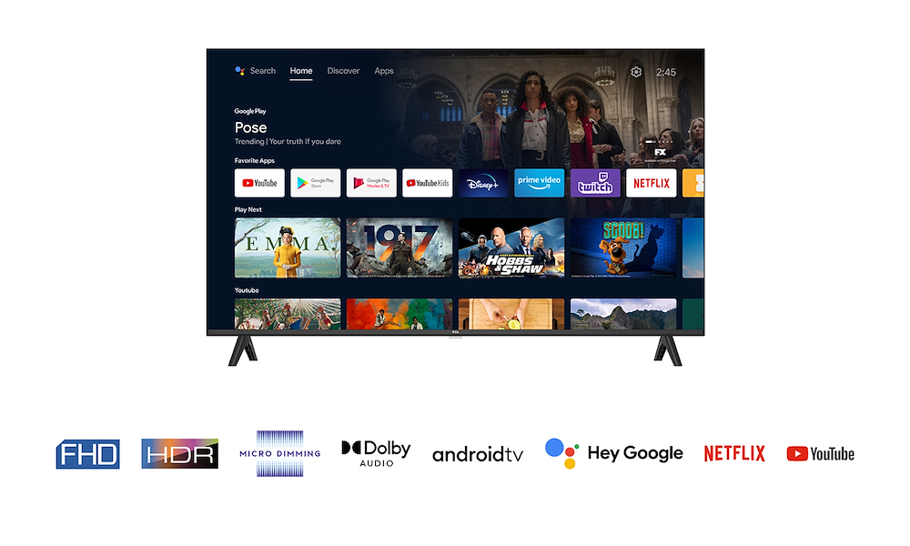 TCL 40S5400A - 40" Full HD Smart TV