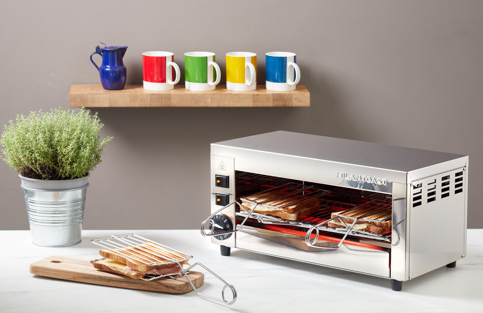 MILANTOAST 14001 - Toaster Grill 3 Plier