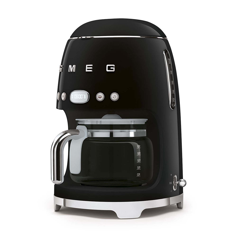 SMEG DCF02BLEU - Caffettiera 50's Nera LUCIDO SMEG DCF02BLEU - Caffettiera 50's Nera LUCIDO