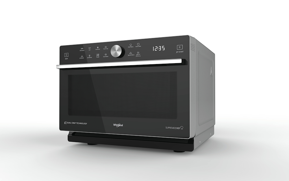 WHIRLPOOL MWSC933SB - Mikrowelle Supreme Chef 900W 33L