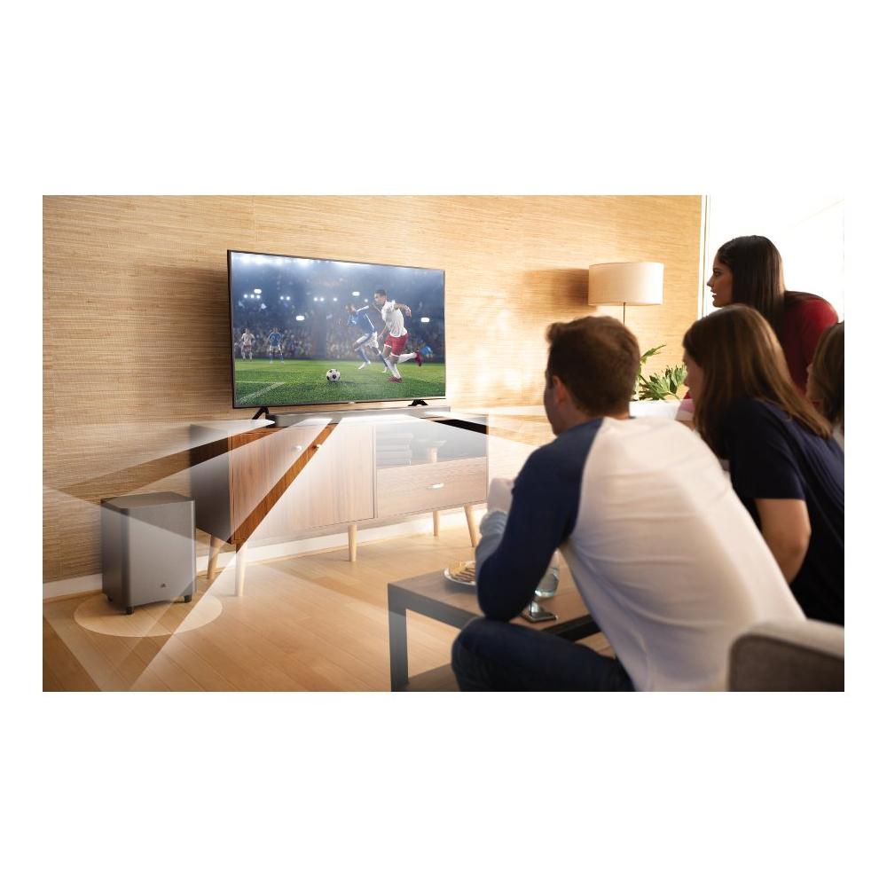 JBL JBLBAR51IMBLKEP - Bar 5.1 Surround Soundbar mit 550W Leistung, Bluetooth, WLAN und HDMI
