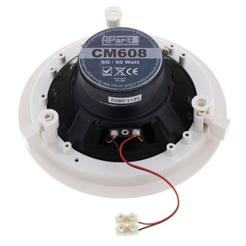 BIAMP CM608 - Biamp CM608 – 6,5" 2-Wege Einbaulautsprecher für Hi-Fi- und PA-Anwendungen