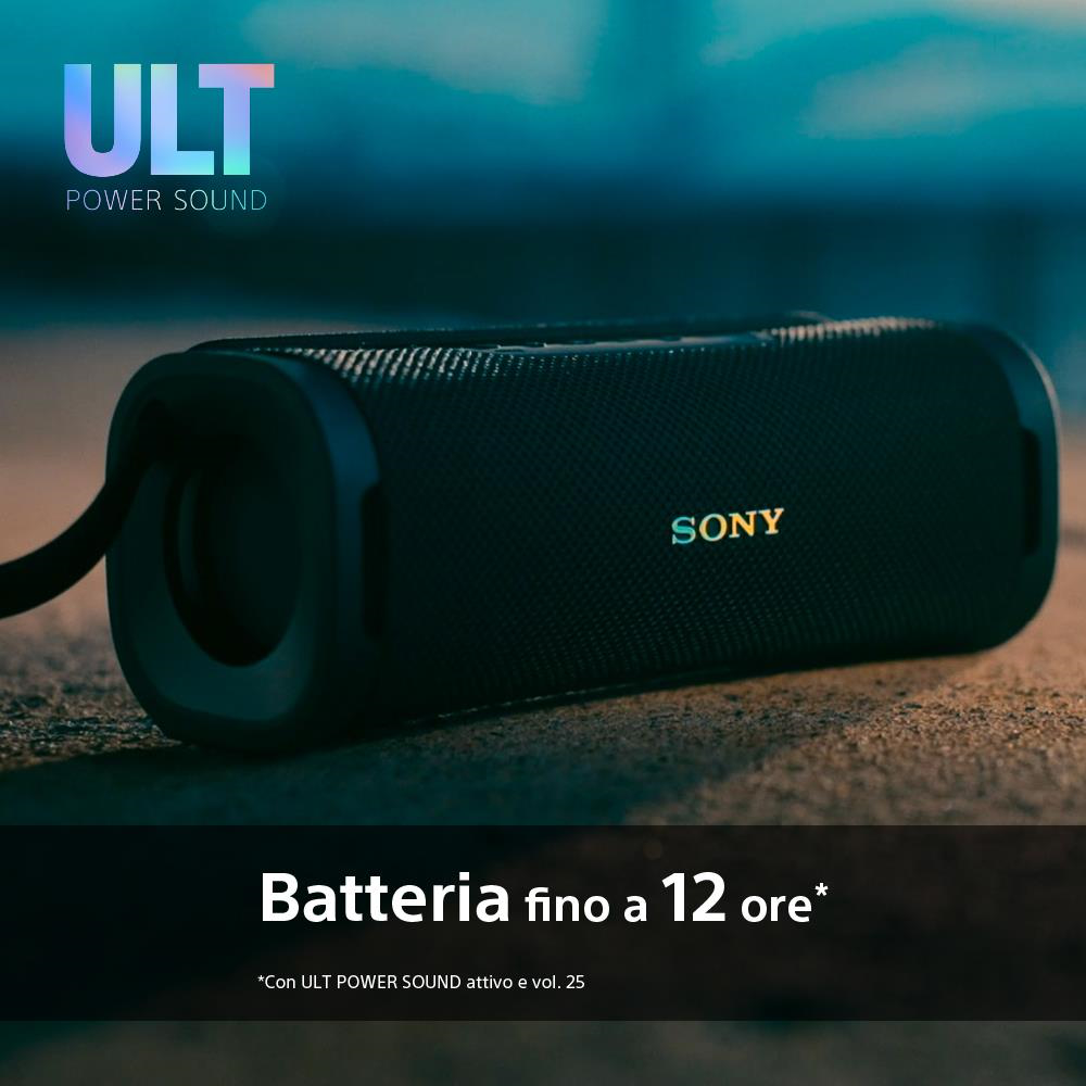 SONY SRSULT10B - Bluetooth Lautsprecher mit starken Bässen