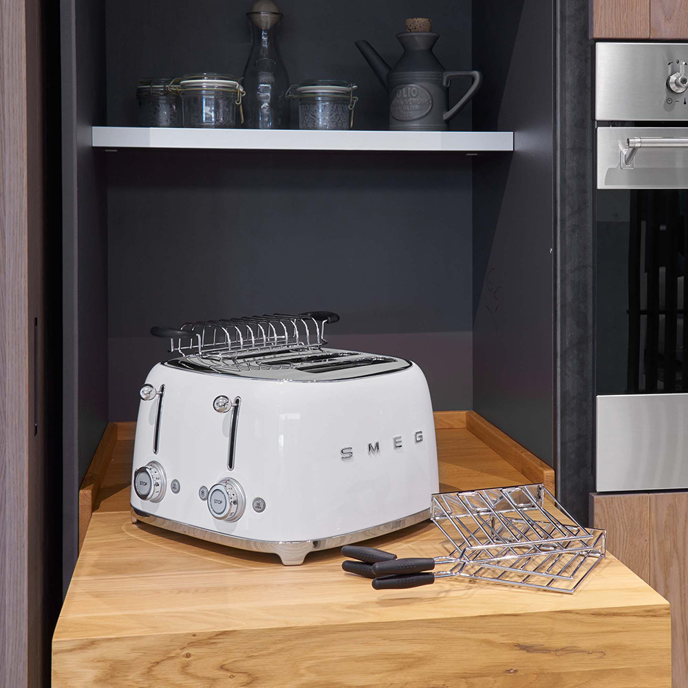 SMEG TSF03WHEU - Toaster 4 Scheiben Vintage