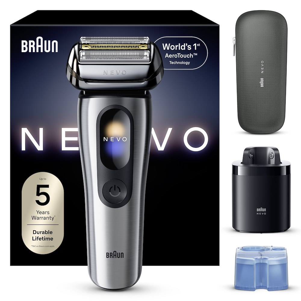 BRAUN NEVO11000C - Rasoio Elettrico Argento