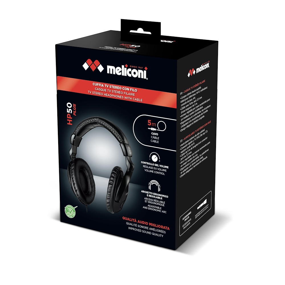 MELICONI 497312 - Meliconi HP Easy Digital Funk-Kopfhörer