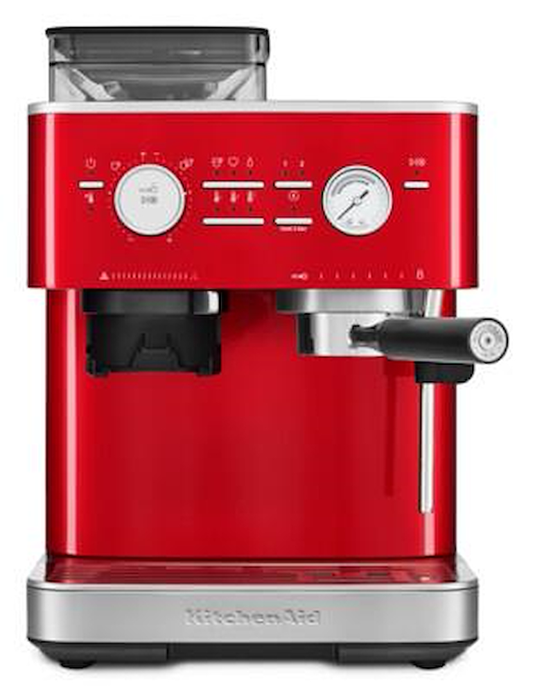 KITCHENAID 5KES6551ECA - Rote halbautomatische Espressomaschine