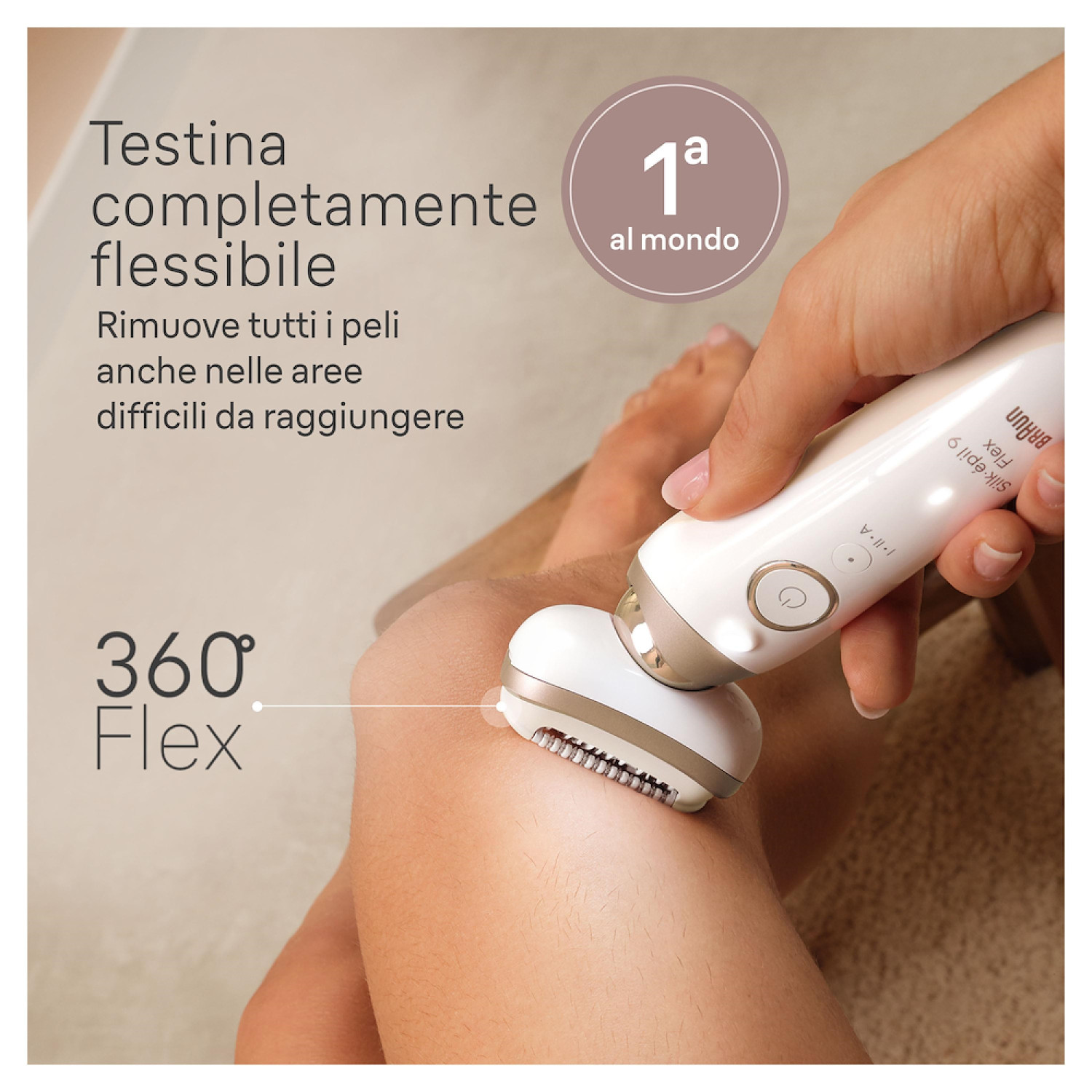 Braun SES90113D - Silk-épil 9 Epiliergerät Weiss