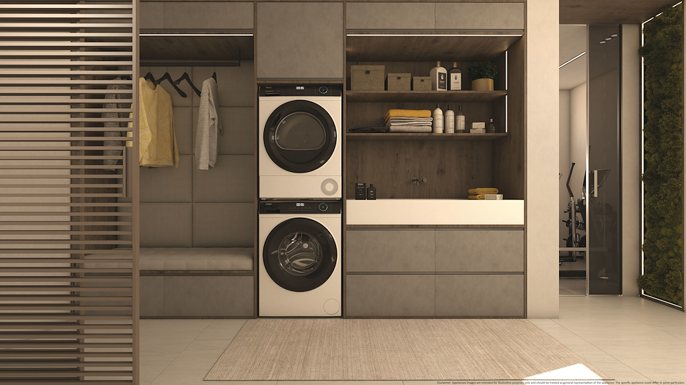 HAIER HD90A3939EIT - Haier 9kg A+++ Frontlader Wäschetrockner