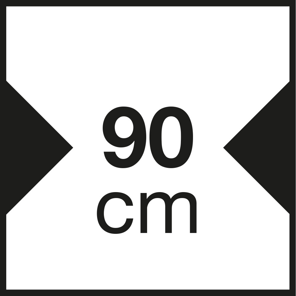 GLEM GAS GHP945IX - Wandhaube optional 90cm Energieklasse C