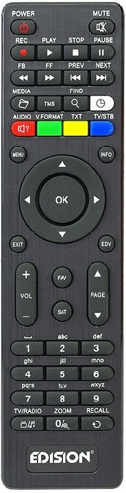 EDISON PICCOLLO - EDISION PICCOLLO S2+T2/C – Full-HD Combo-Receiver mit DVB-S2, DVB-T2/C Tuner und H.265/HEVC-Unterstützung