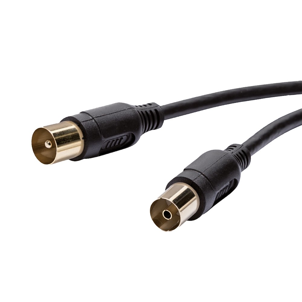 VIVANCO VVACABMF500K - Antennenkabel 5M Gold