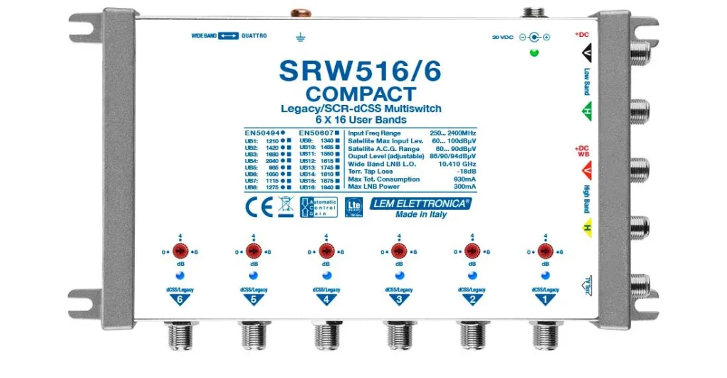 LEM SRW516/6 - SRW516/6 Multischalter Wide-Band LEM SRW516/6 - SRW516/6 Multischalter Wide-Band