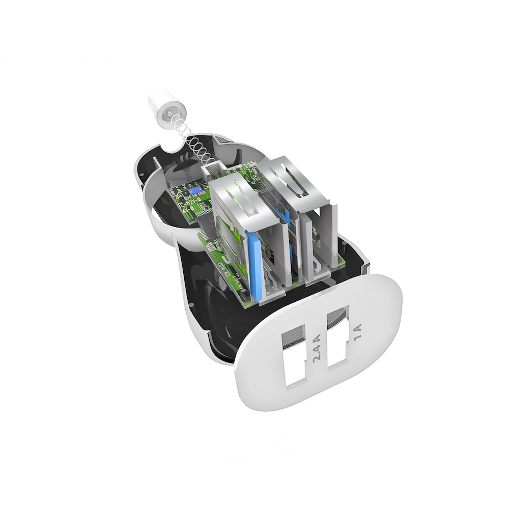 SBS TECR2USB24AWFAST - Auto Ladegerät Mini 2USB
