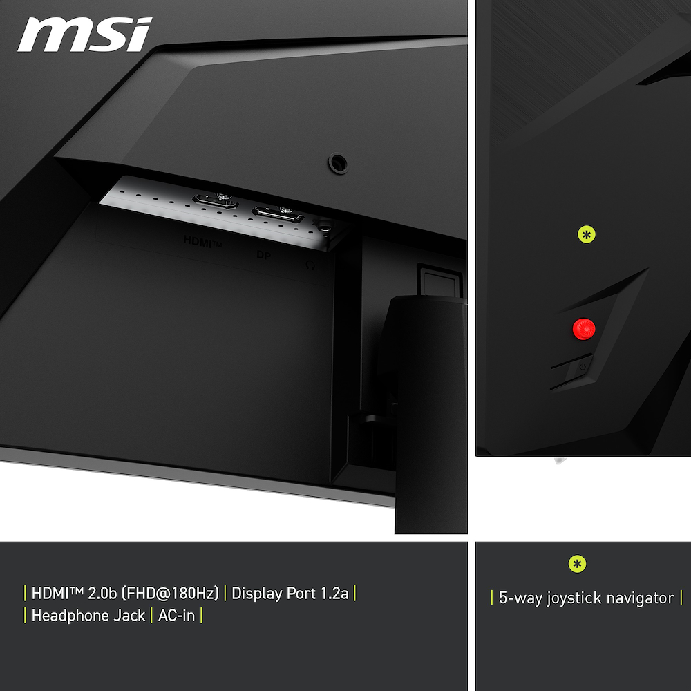 MSI 9S6-3BC31T-001 - 23.6" FHD Curved Monitor