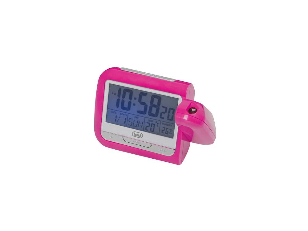 TREVI 0302700 - Tischwecker mit Projektor und Thermometer