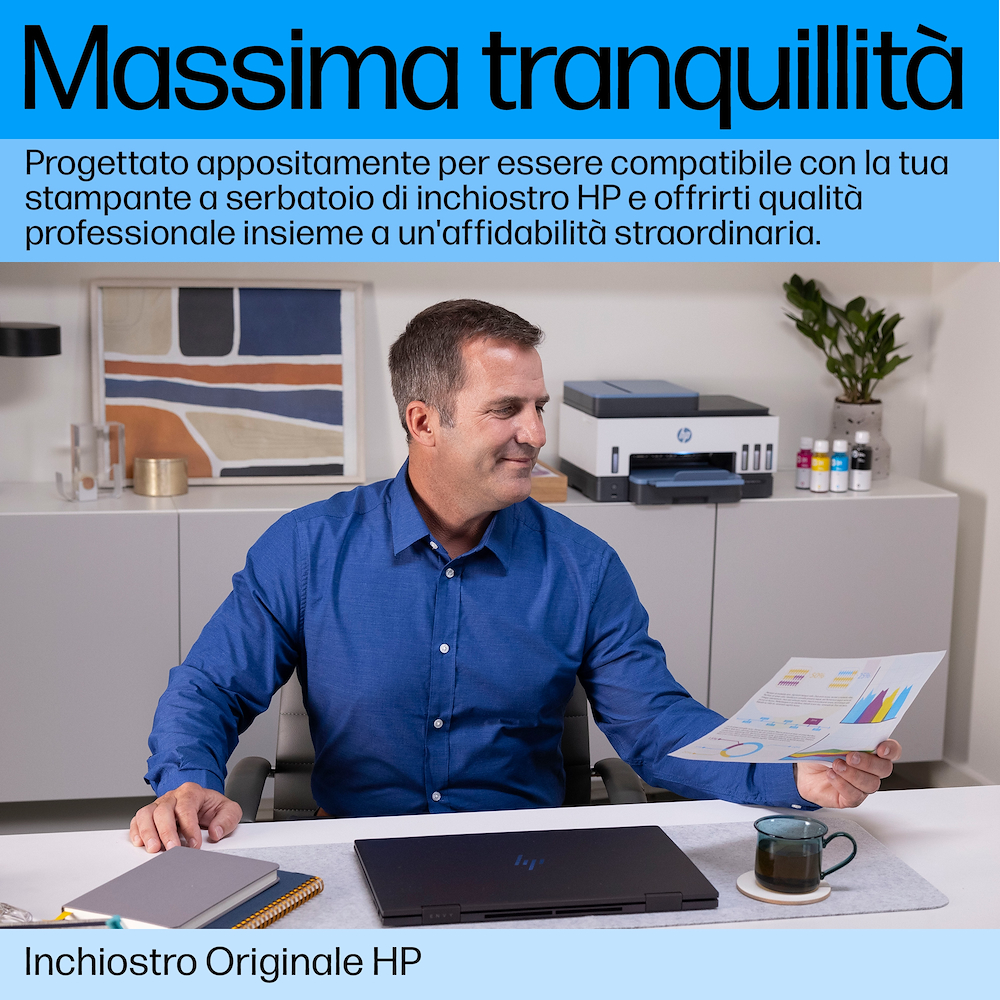 HP 1VU26AE - Flacone Inchiostro  31 Ciano 70ml