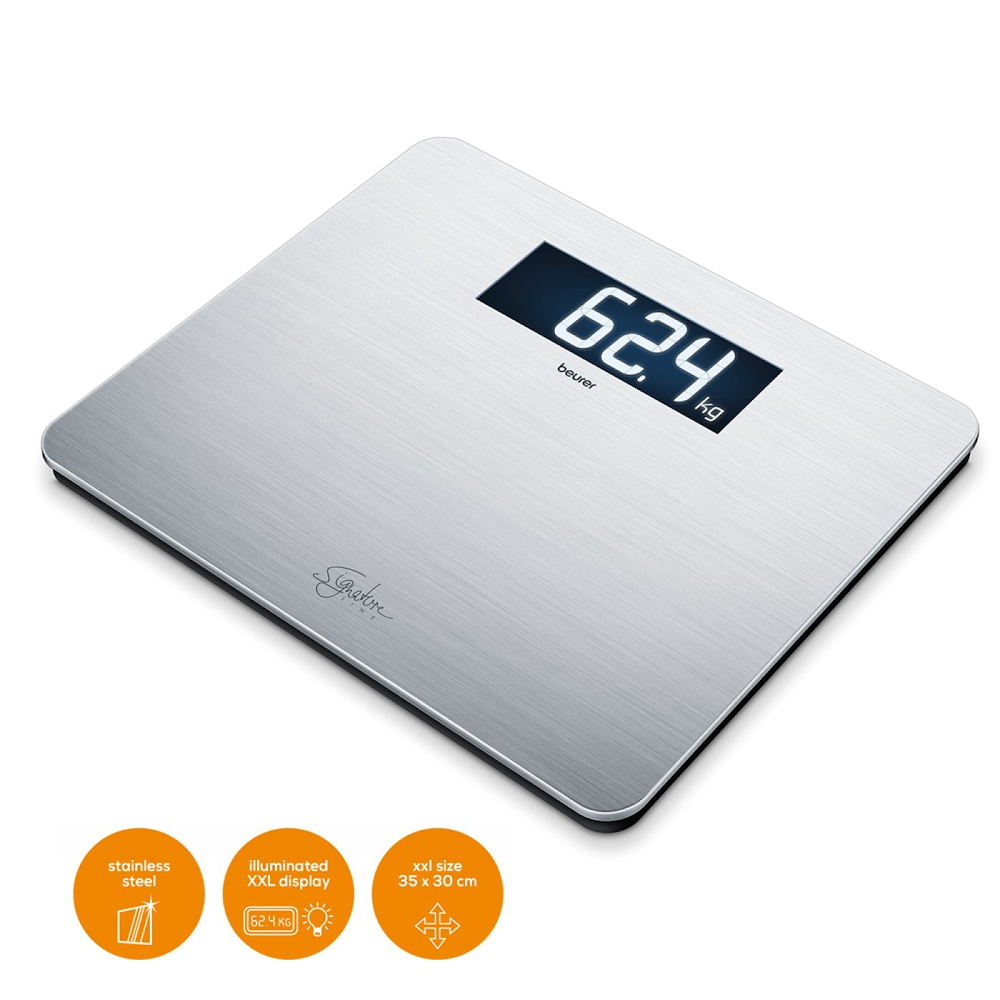 BEURER GS405INOX - Beurer GS405INOX Bilancia Pesapersone Digitale XXL