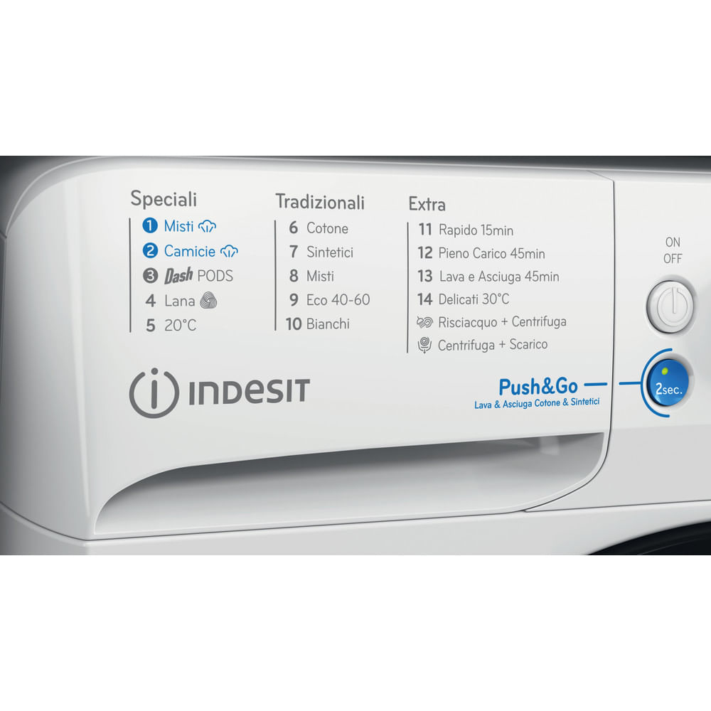 INDESIT BDE96436WKVIT - Waschtrockner Frontlader 9kg 6kg