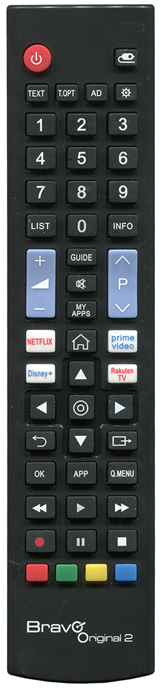 BRAVO ORIGINAL2 - Originalfernbedienung für LG Fernseher