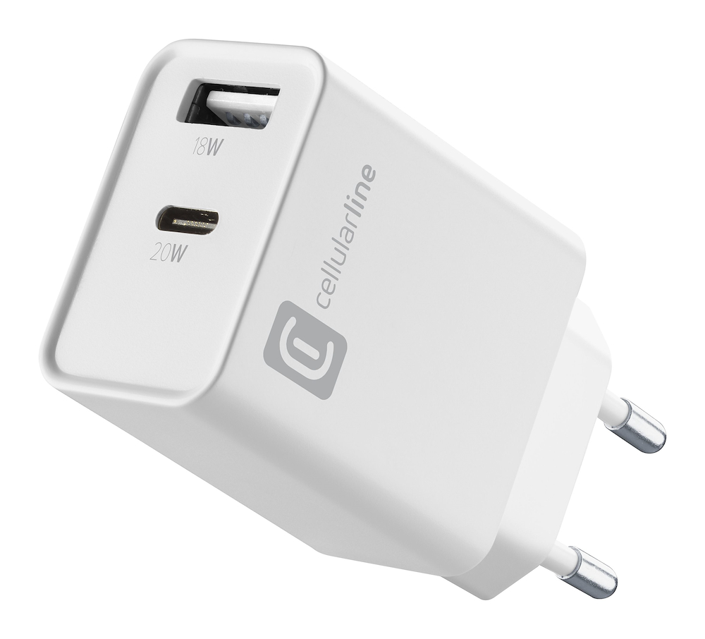 CELLULAR LINE ACHOTHUSB2PD20WW - Multiport Ladegerät 20W