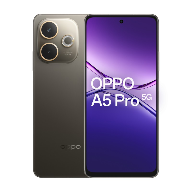OPPO A5PRO5GBLACKBROWN - Smartphone 6.67" 5G Schwarz Braun